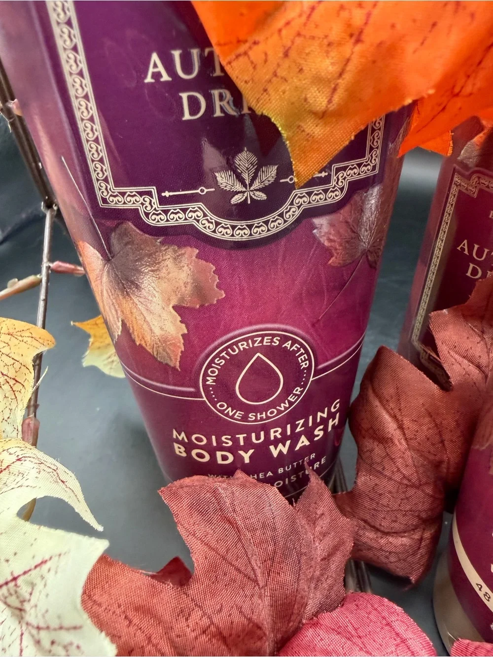 Bath & Body Works Autumn Drive Moisturizing Body Cream & Wash Trio- Purple